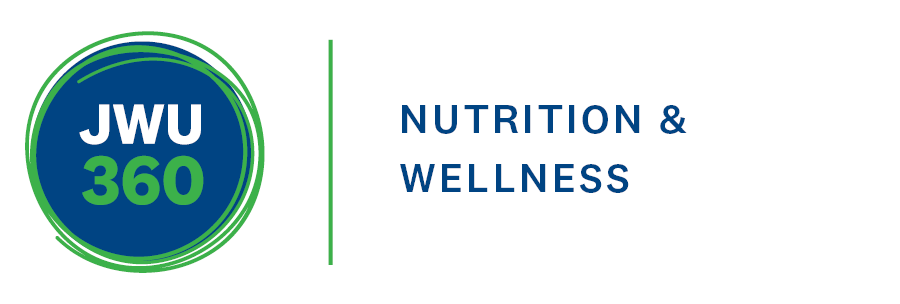 JWU 360 Typographic Logo: Nutrition &amp; Wellness