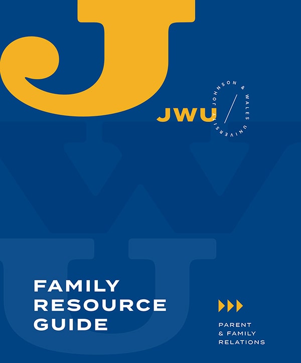 Graphic: Cover of the JWU Providence Family Resource Guide
