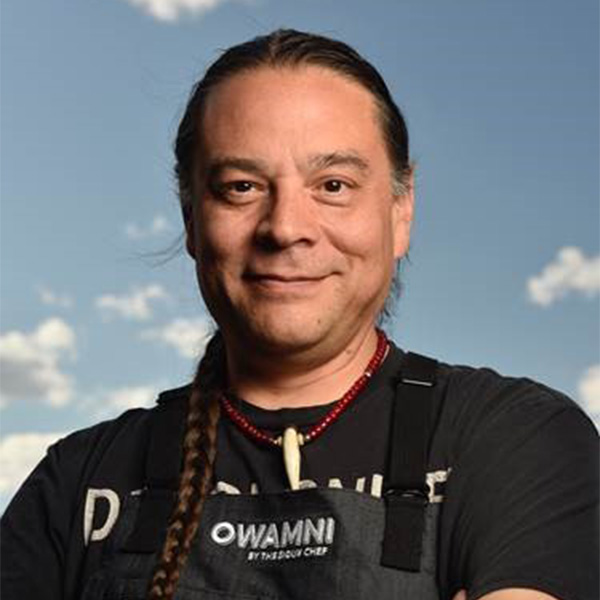 Chef Sean Sherman head shot