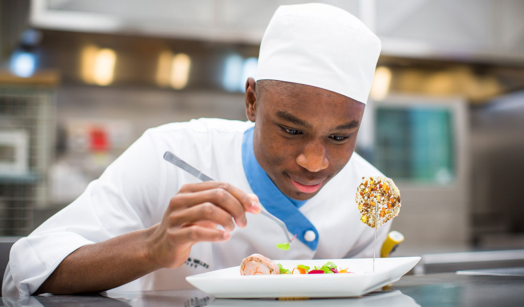 chef in chef coat