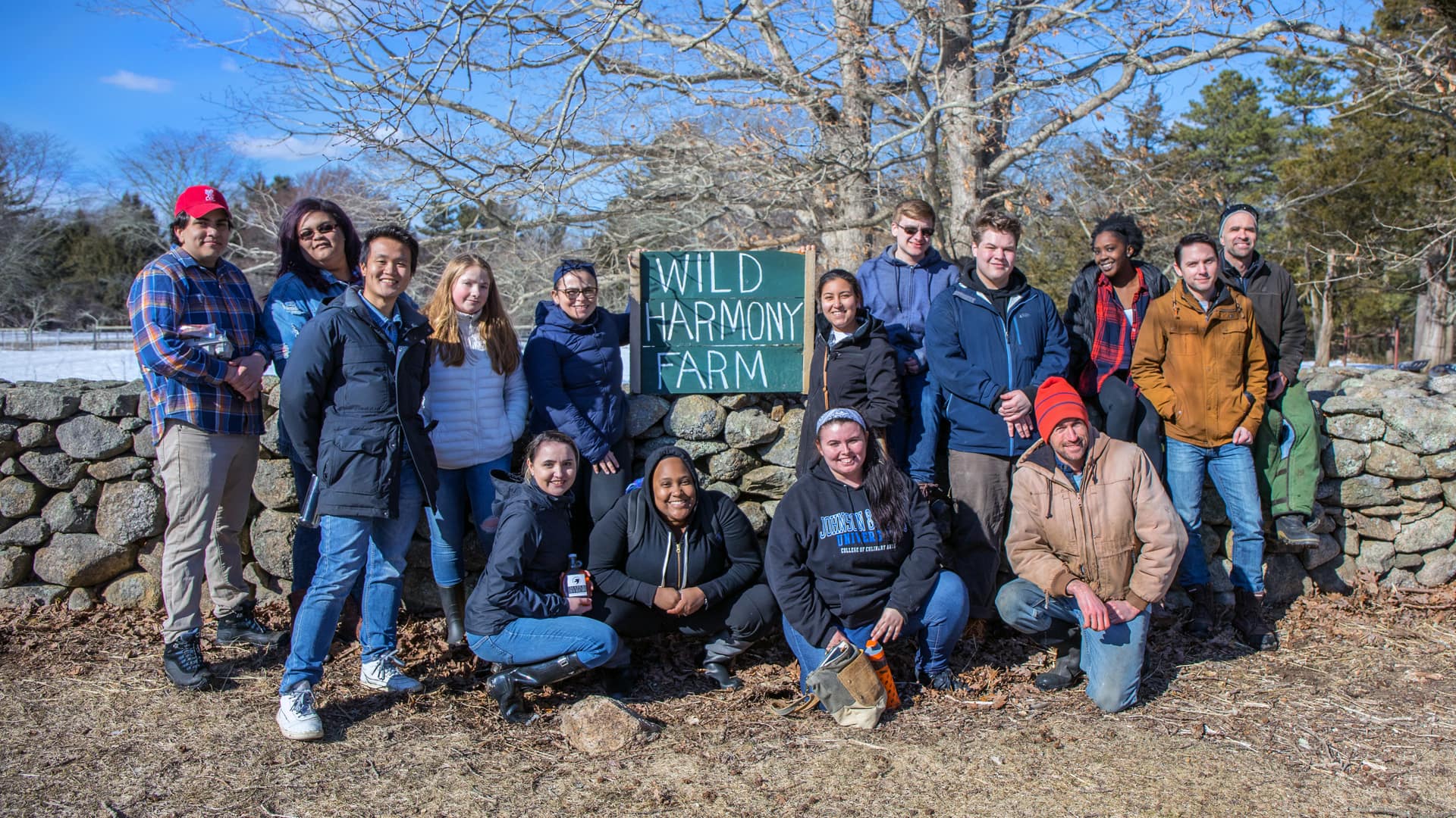 Learning about slow food, not fast food, on the farm.