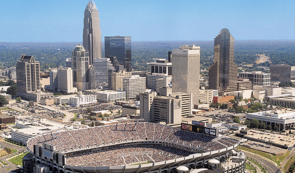 Bank of America Stadium in Charlotte