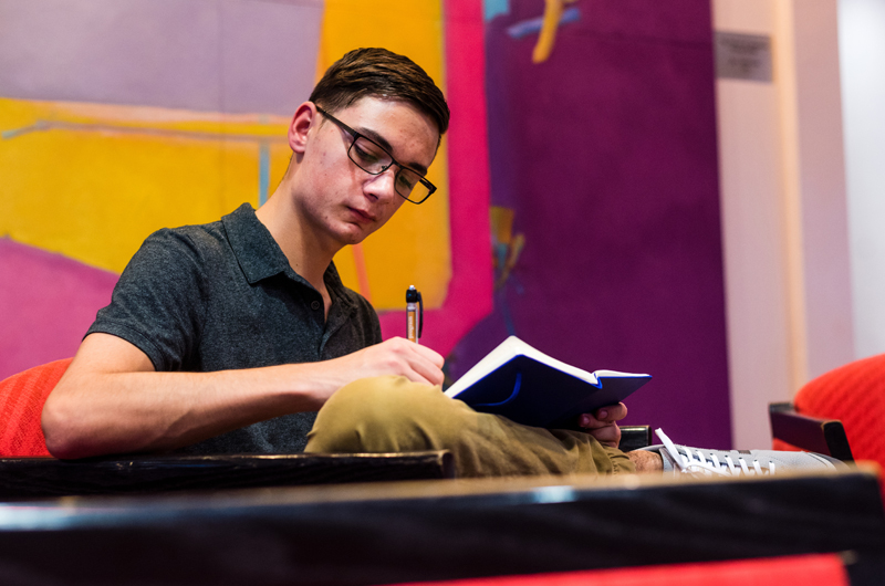 Abraham Baullosa '17 studying at JWU North Miami.