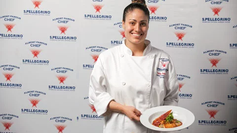 Destiny Antommarchi with her winning dish.