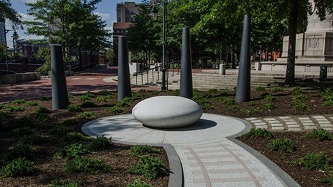 Rhode Island Holocaust Memorial. Image credit: Steve Ide Photography