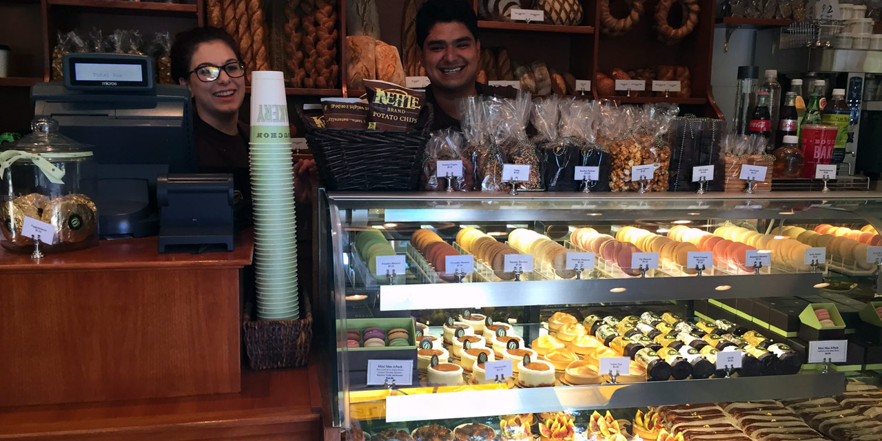 The pastry case at Bouchon Bakery in Napa.