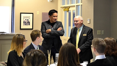 Tourism student luncheon.