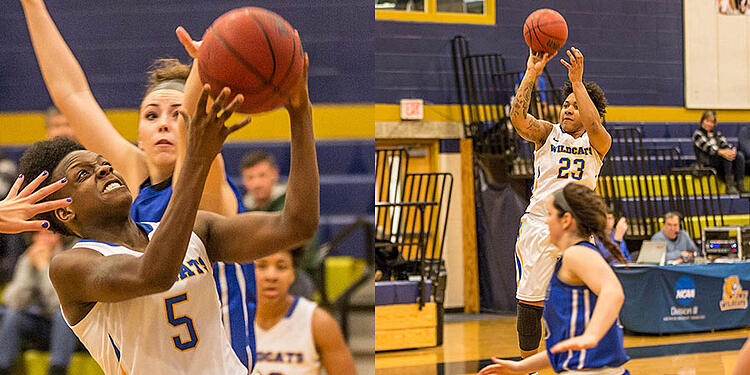 Women basketball composite.