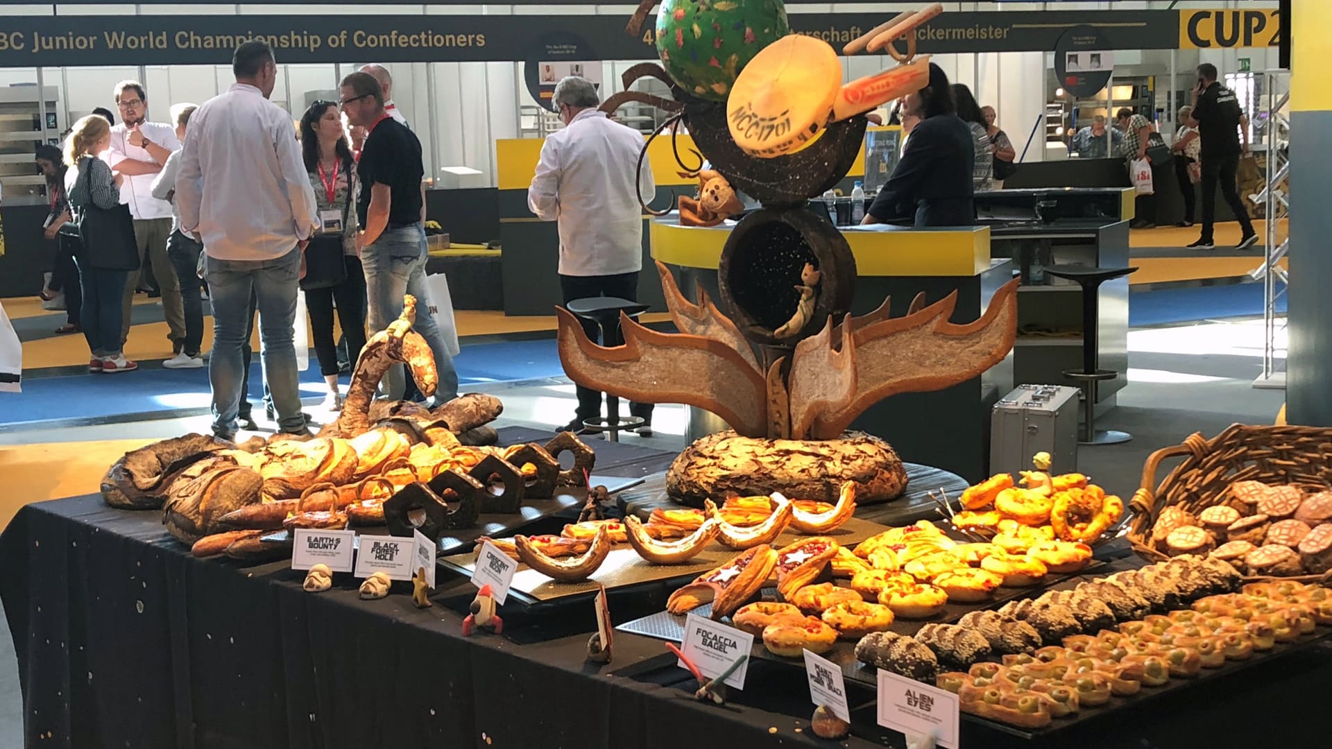 Bread and pastries at the IBA Cup.