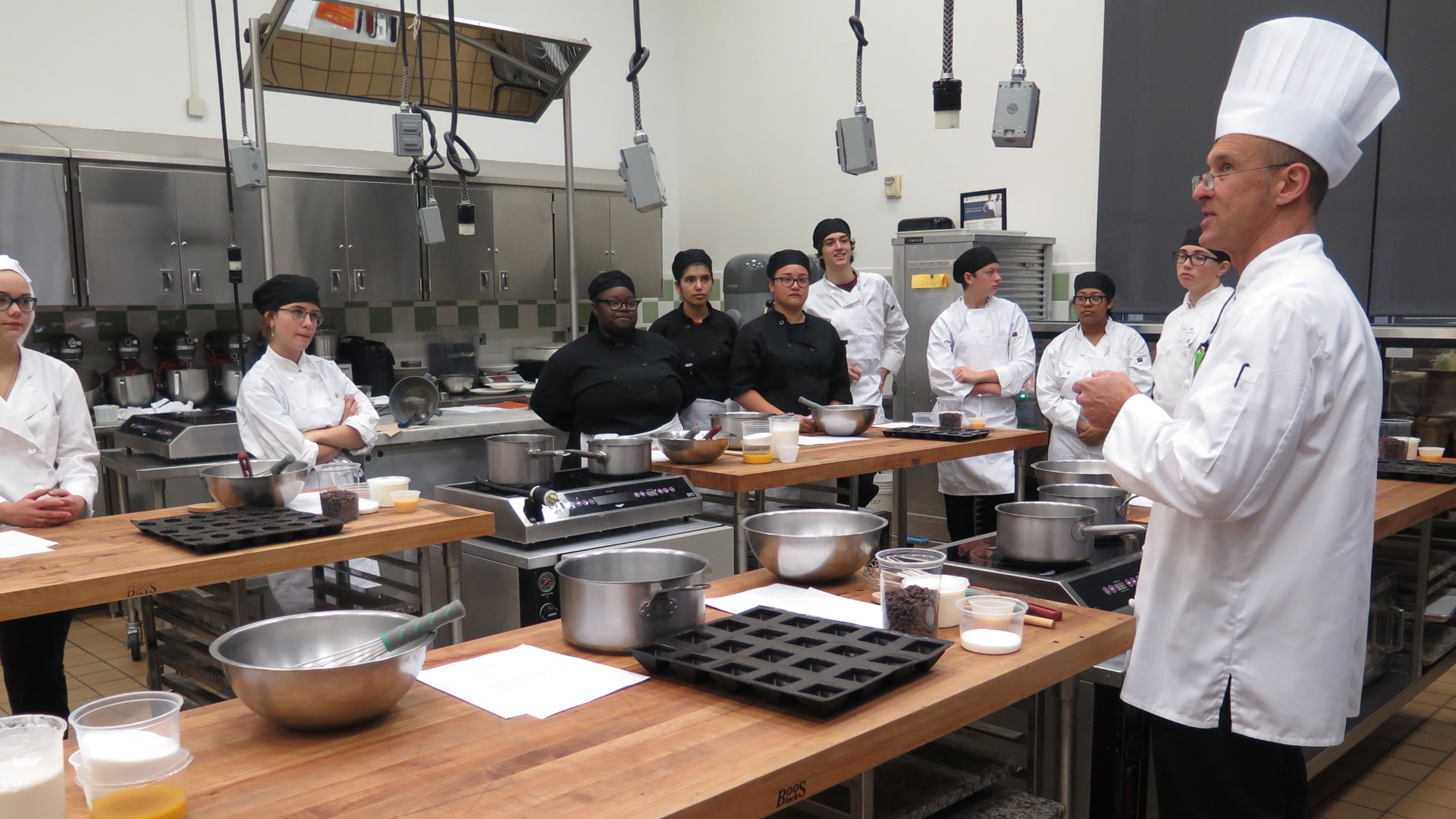 JWU Charlotte hosts a ProStart culinary boot camp for aspiring high school chefs. 