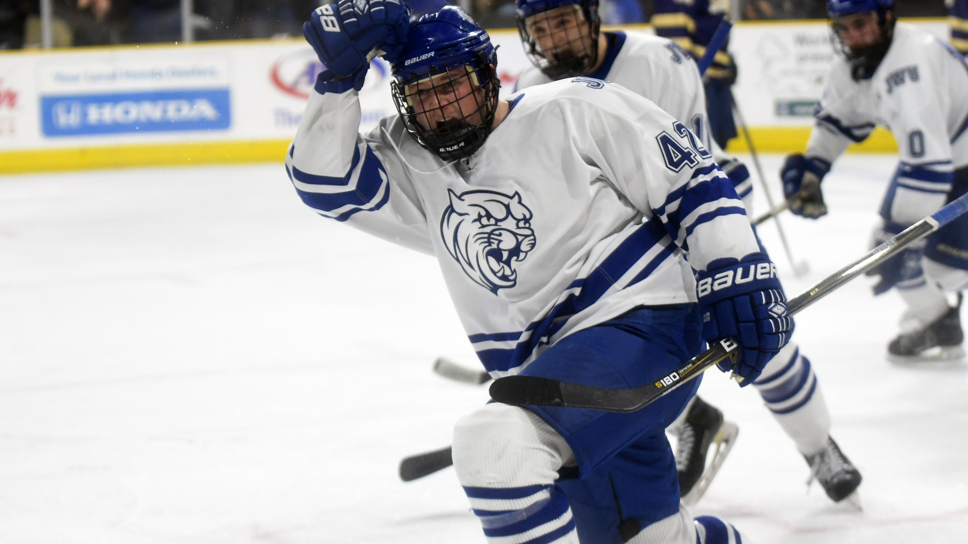 Victor Carlsson JWU hockey player.