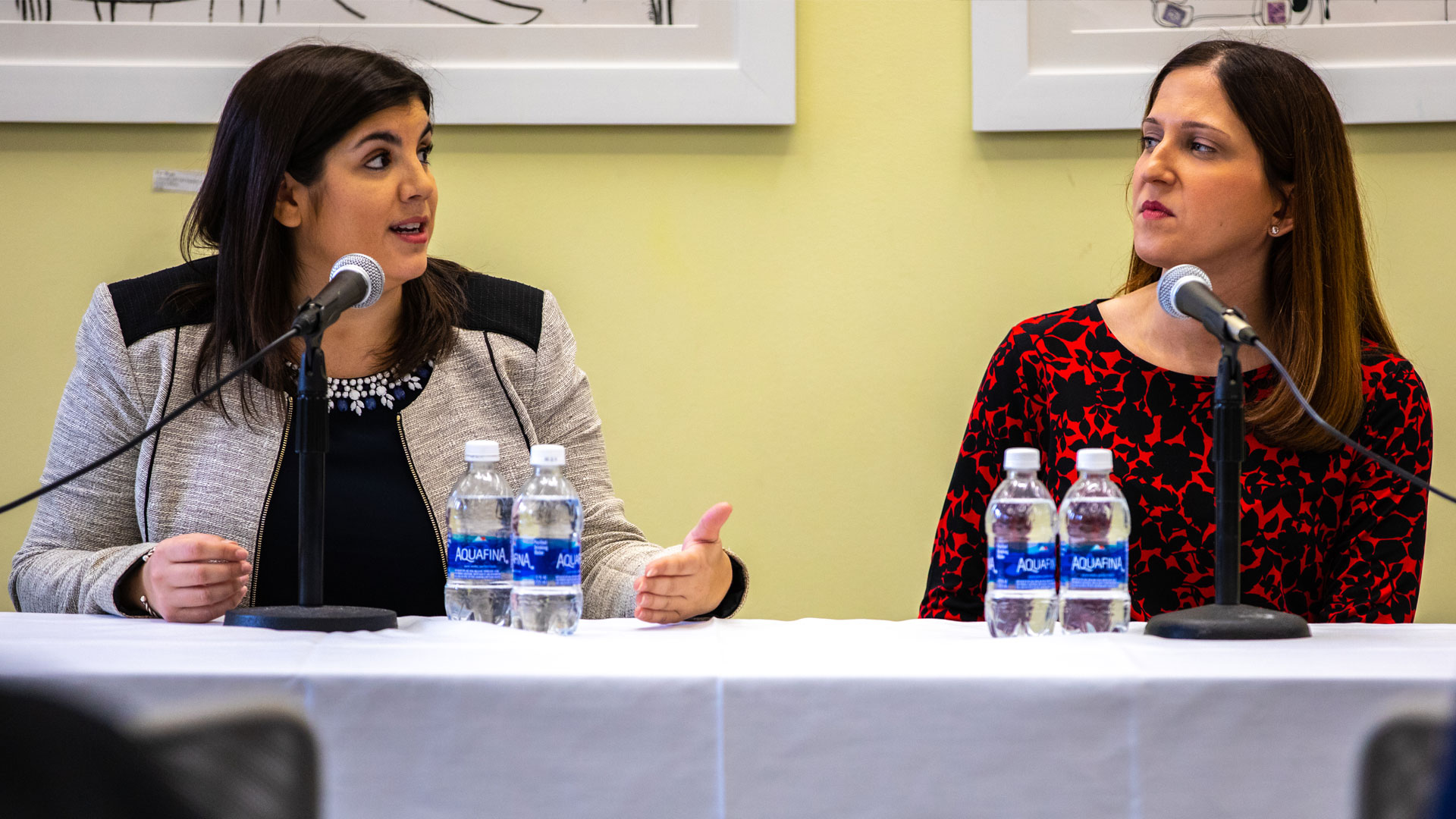 Machado and San Miguel speak at JWU.