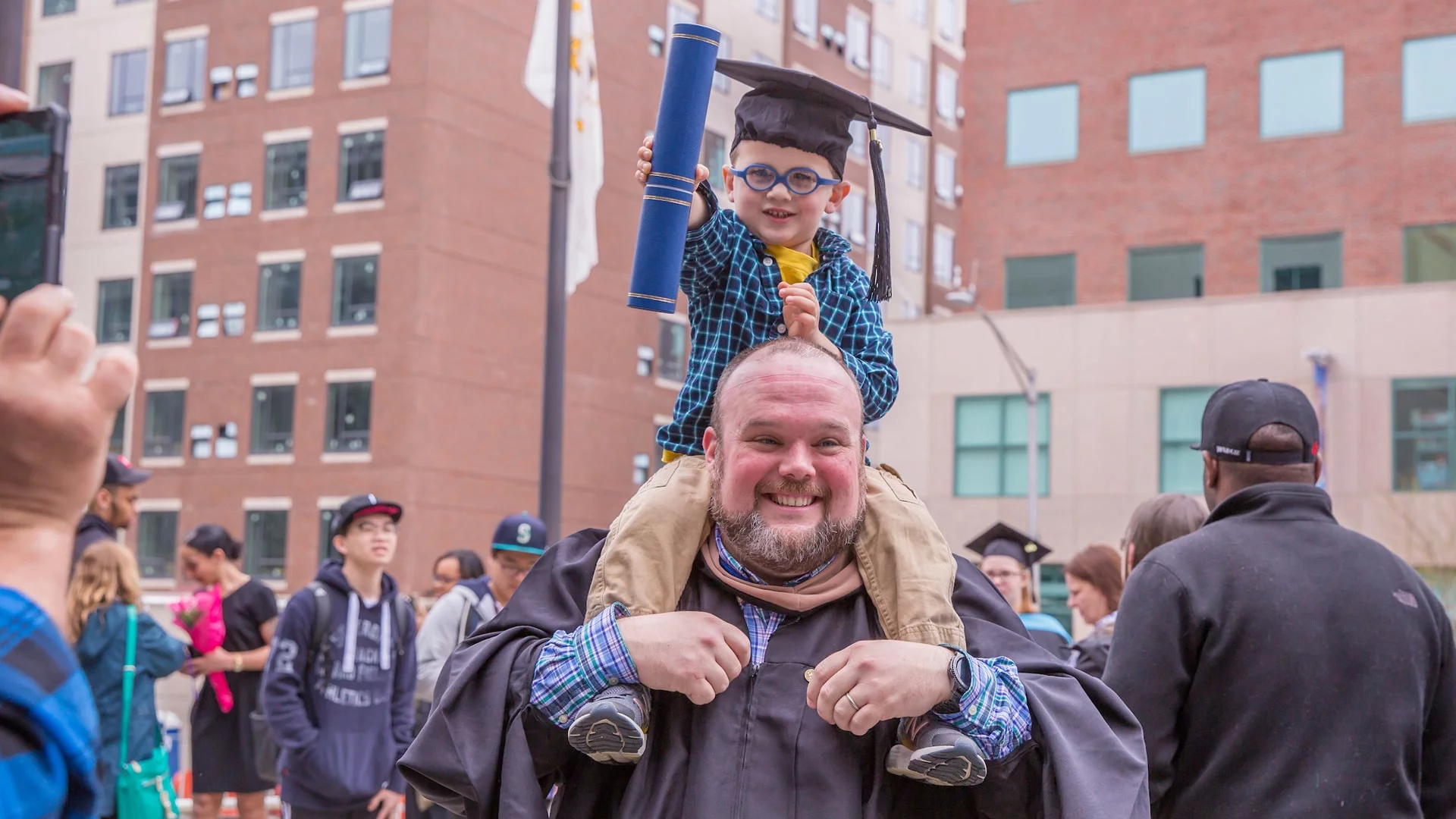 2019 Commencement the littlest graduate.