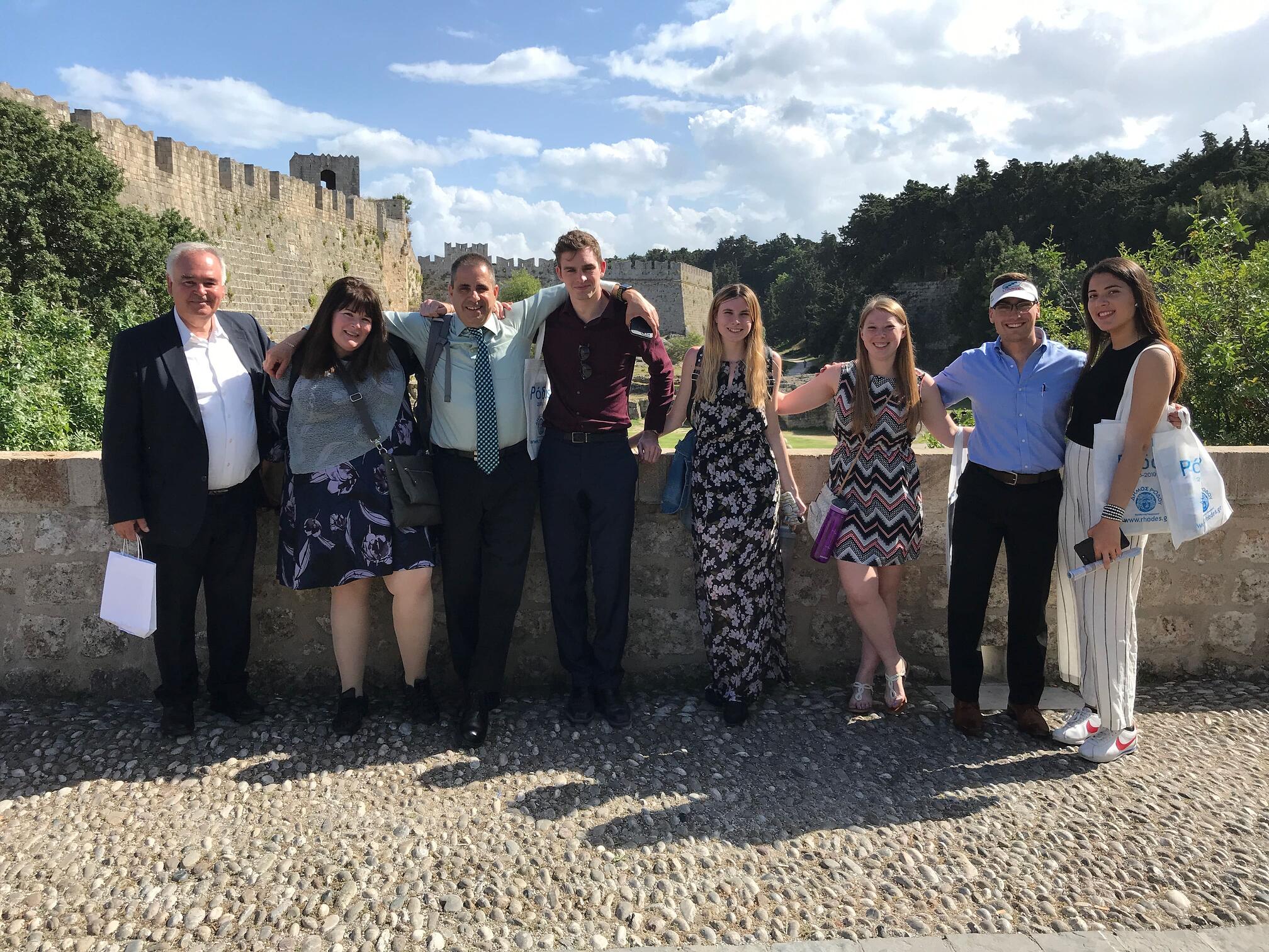 Students and faculty exploring the Medieval City in Rhodes