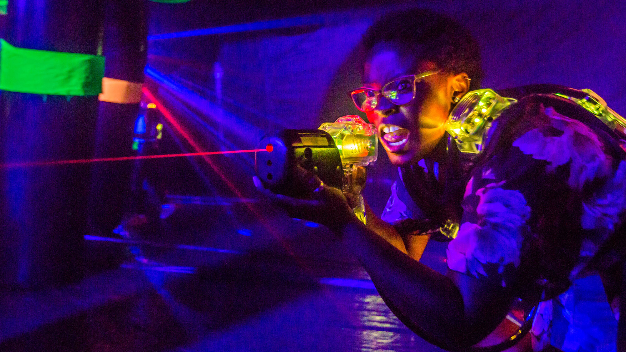 Laser Tag game.