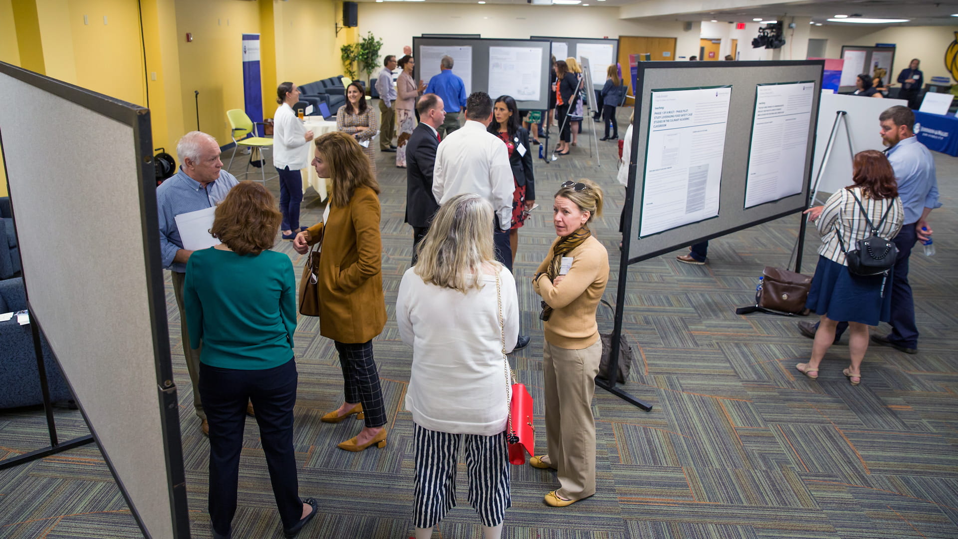 Attendees at the 2019 JWU Faculty Showcase