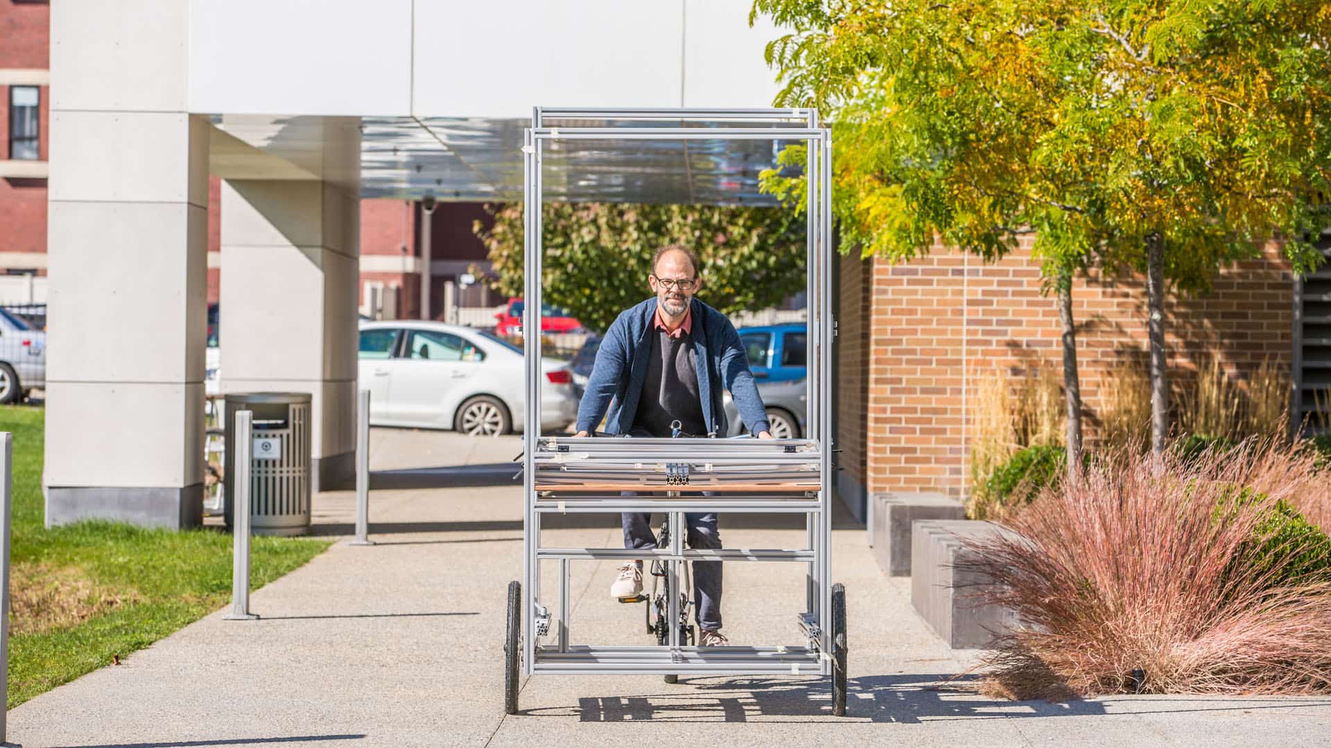 The cart was fairly easy to drive.