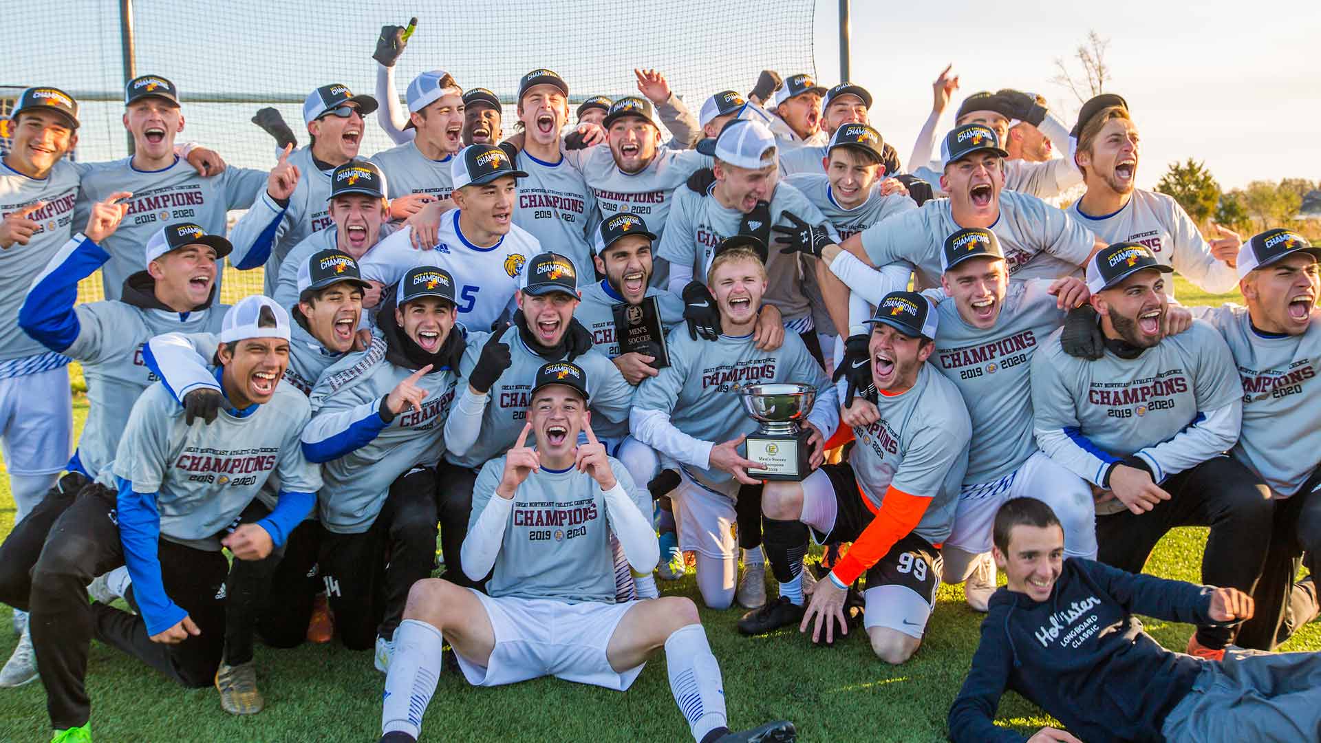 JWU Providence Men's Soccer win their 9th GNAC Championship