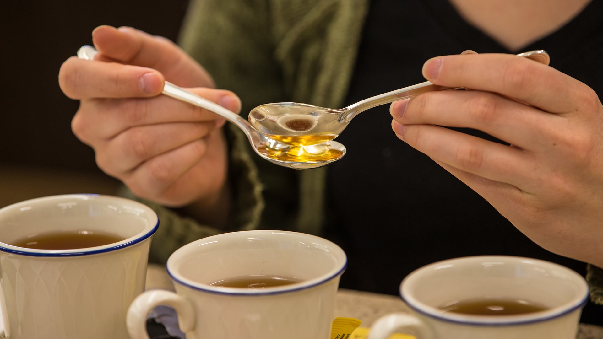 Tea tasting class at JWU Providence