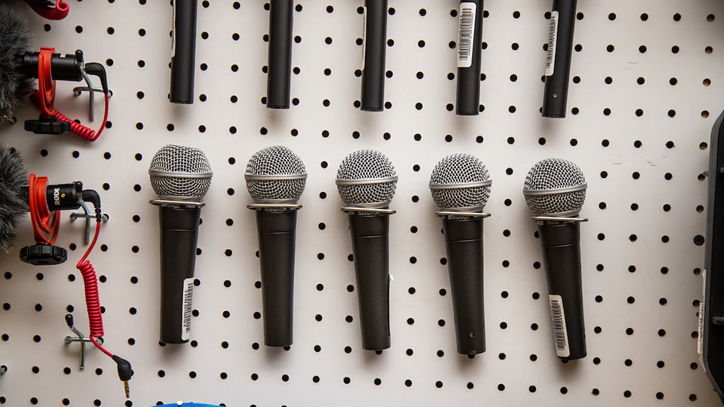 Microphones and other equipment