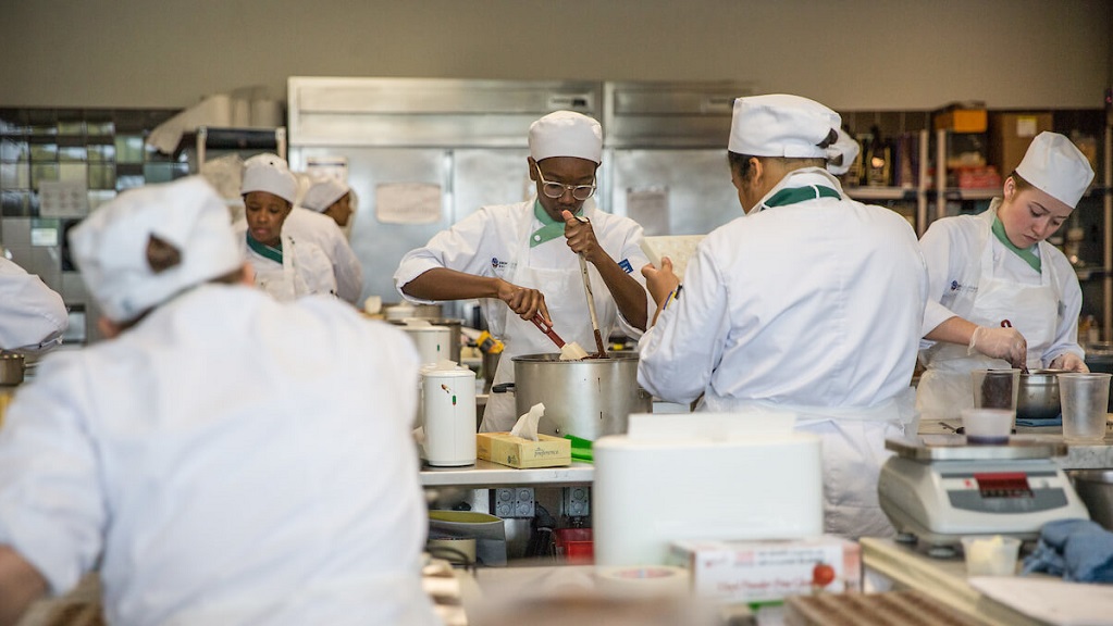 Culinary Teamwork in kitchen