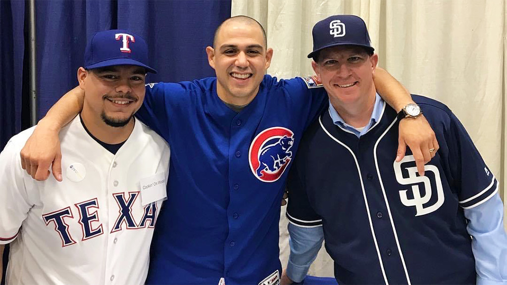 From left to right: David Villanueva, Adrian Figueroa and Scott Lindsay at a JWU Career Fair