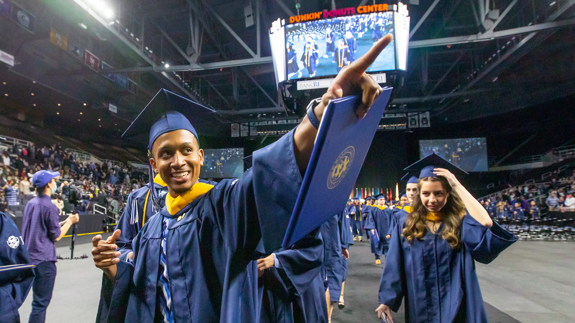 Embracing Epic Journeys at JWU Providence Commencement Johnson