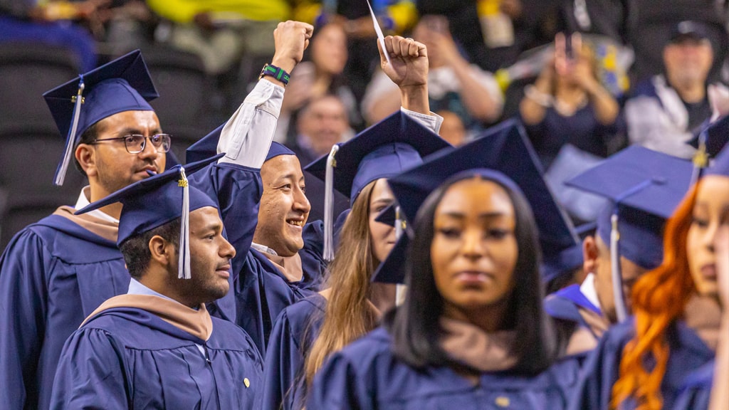 Group of new grads.