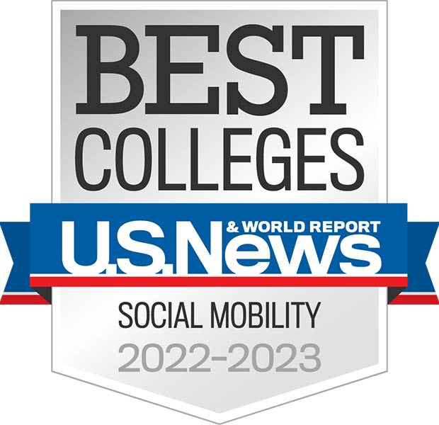 U.S. News badge for Social Mobility 2022-2023
