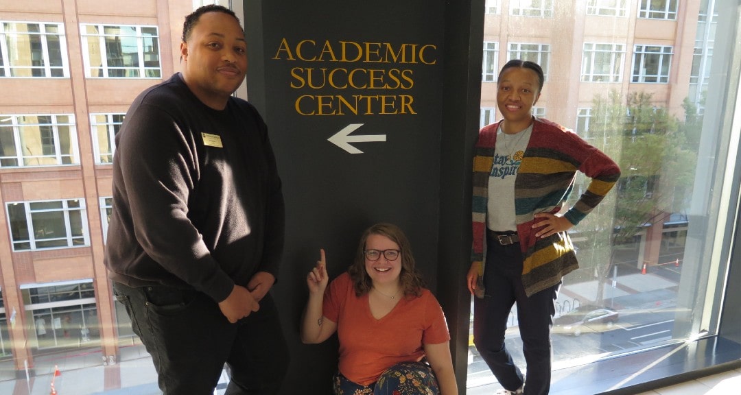 Three members of the JWU Academic Success team