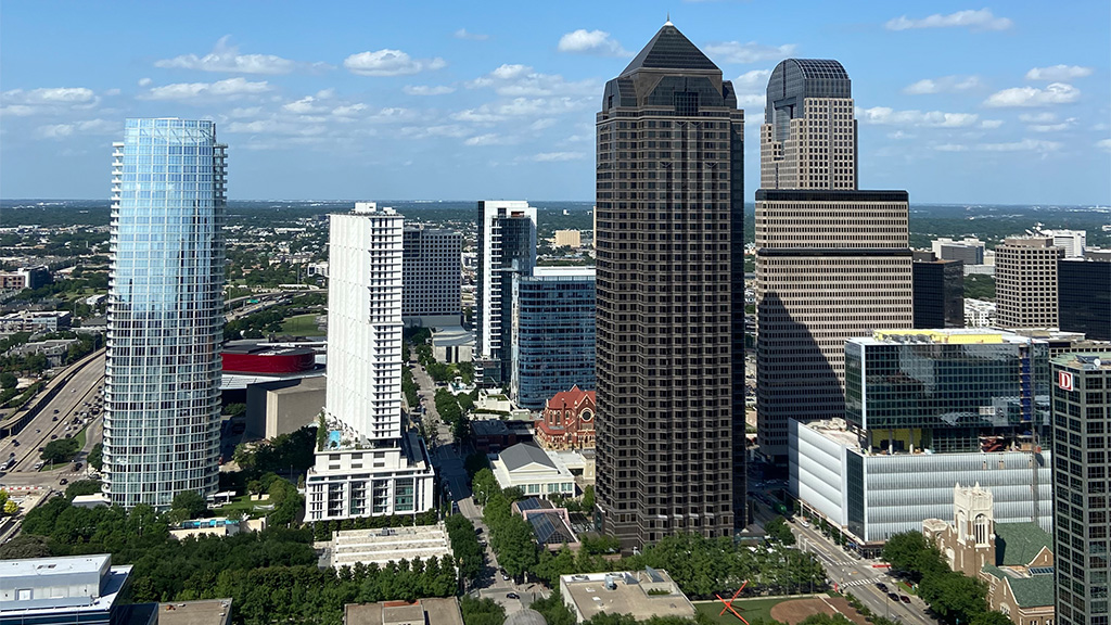 Dallas city skyline