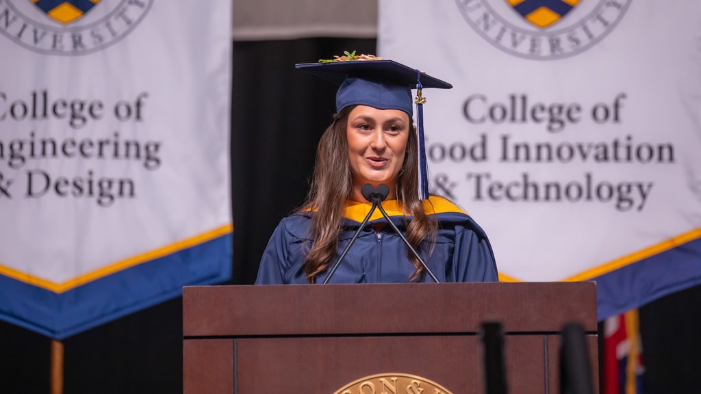 Graduate Commencement speaker Meghan Marchetti '23 M.S.