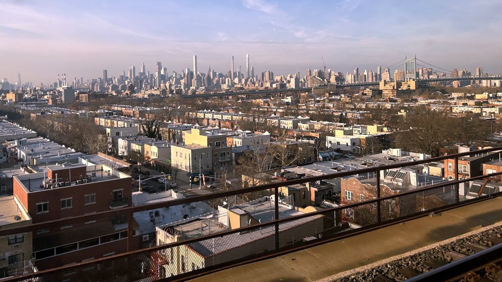 JWU Providence student Ashley Cugno shot this NY City skyline photo from the train.