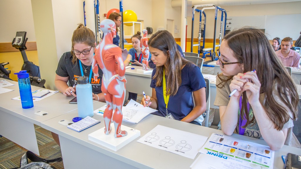 Health CX students in classroom