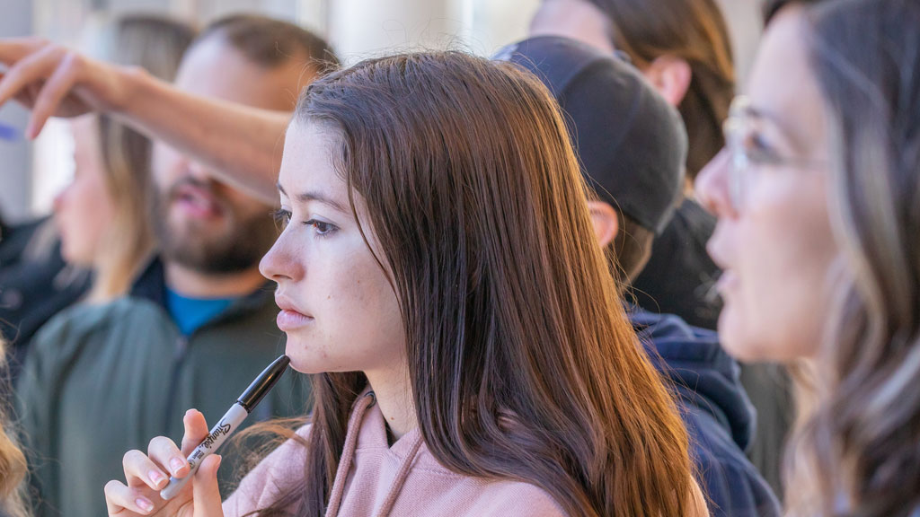 Students in classroom