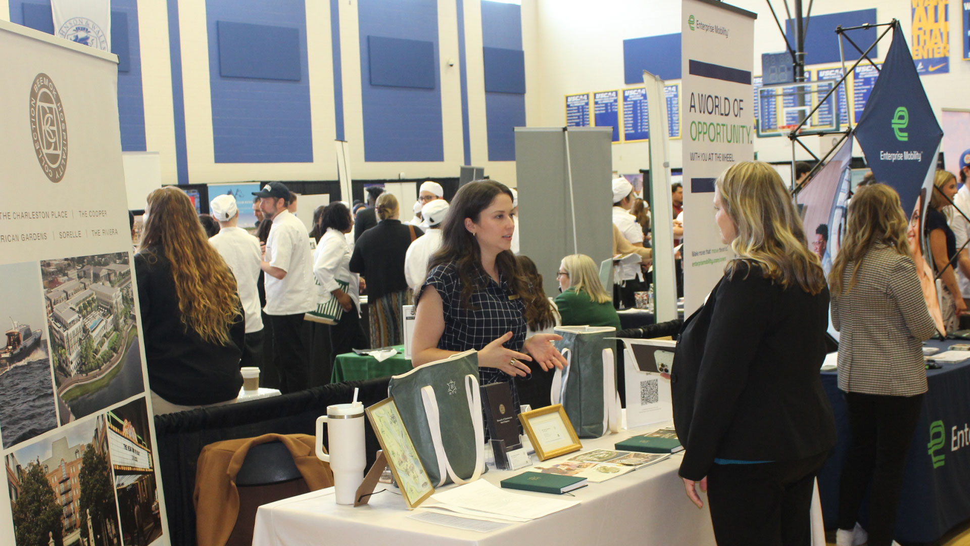 Students at the Spring Expo 2026 Career and Internship Fair