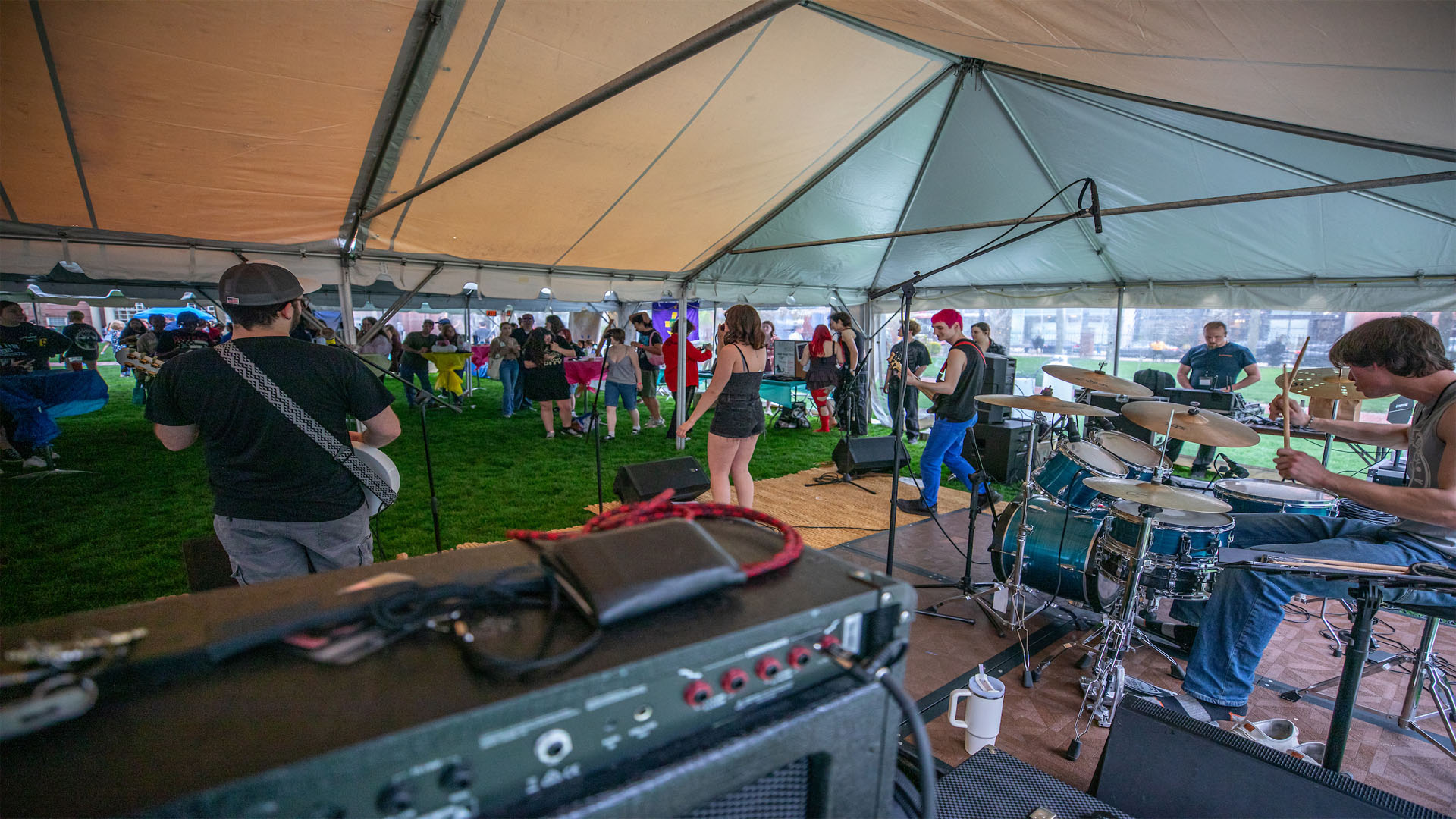 Band Performing for Attendees of JWU Jamfest