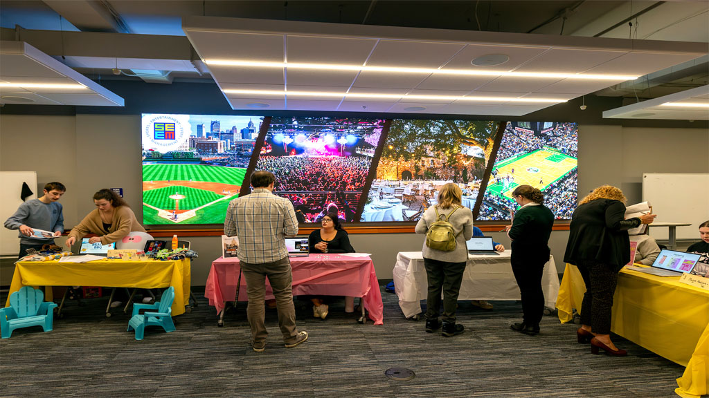 Event Management Students Pitching Ideas for Concert