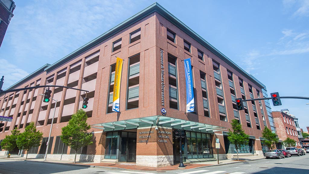 View of admission building