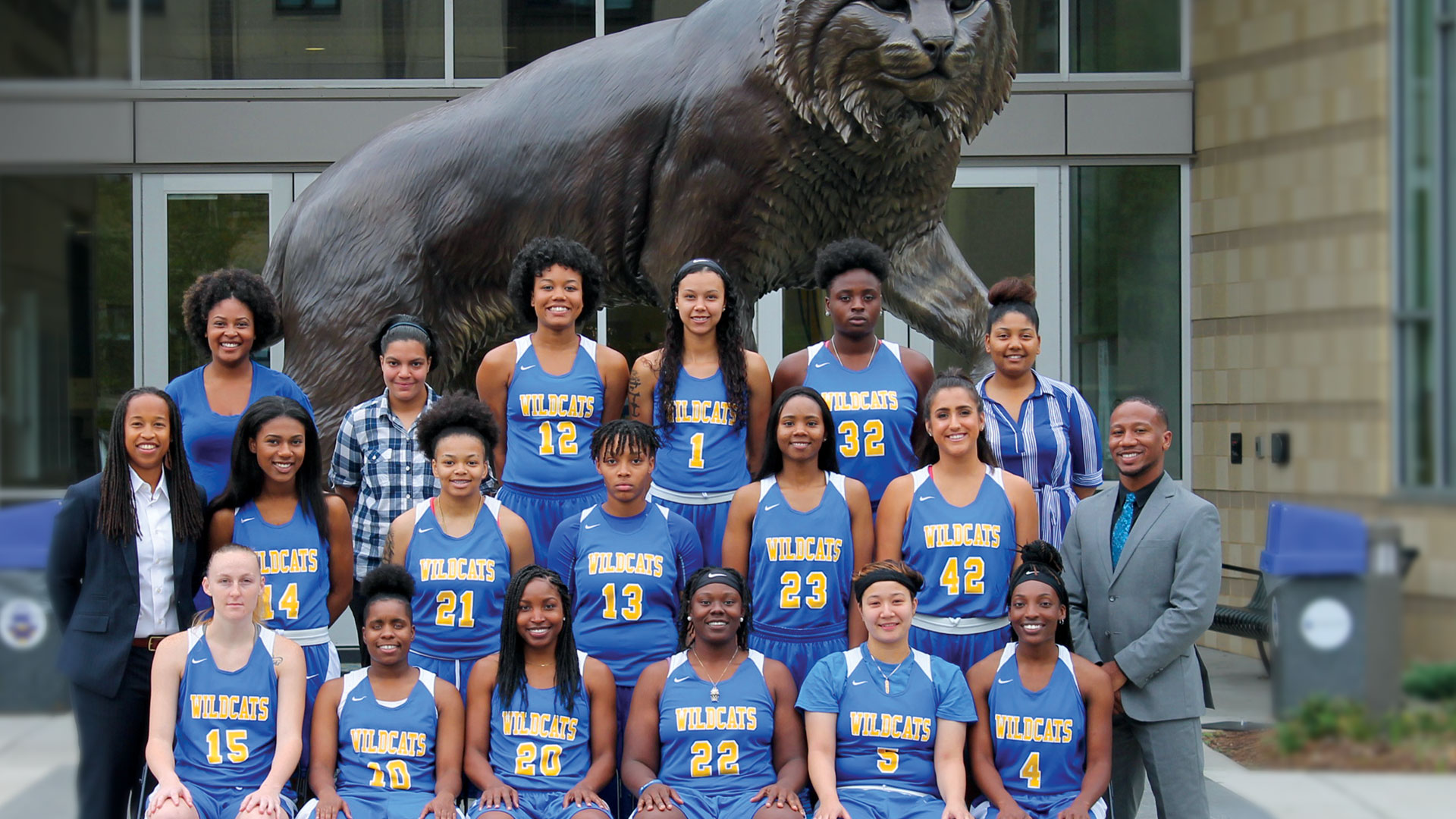 Charlotte Women's Basketball team photo