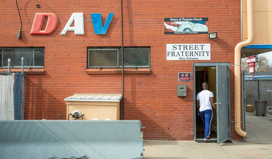 Entrance to Street Fraternity