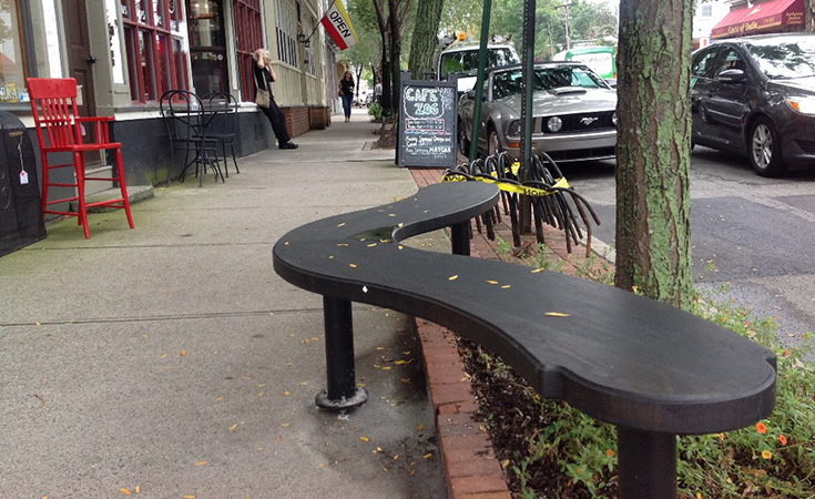 Photo of conversation bench