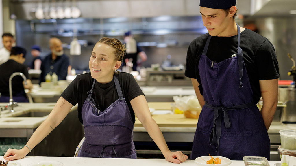 Daron Sklar and Charlotte Brecher ’18