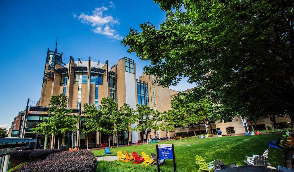 Exterior of JWU Charlotte campus building