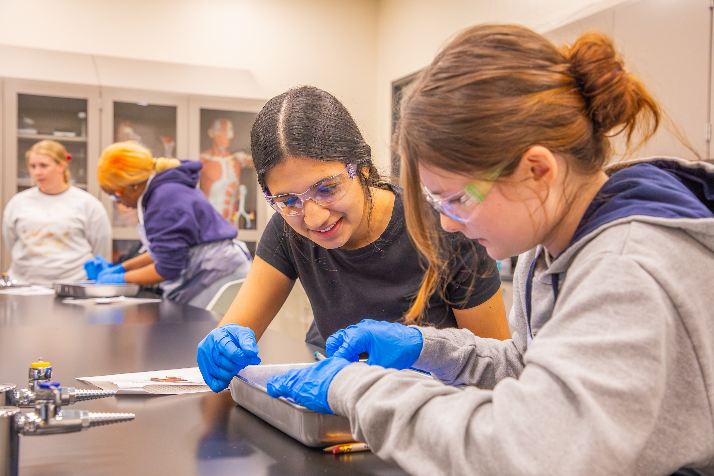JWU Charlotte students attending class