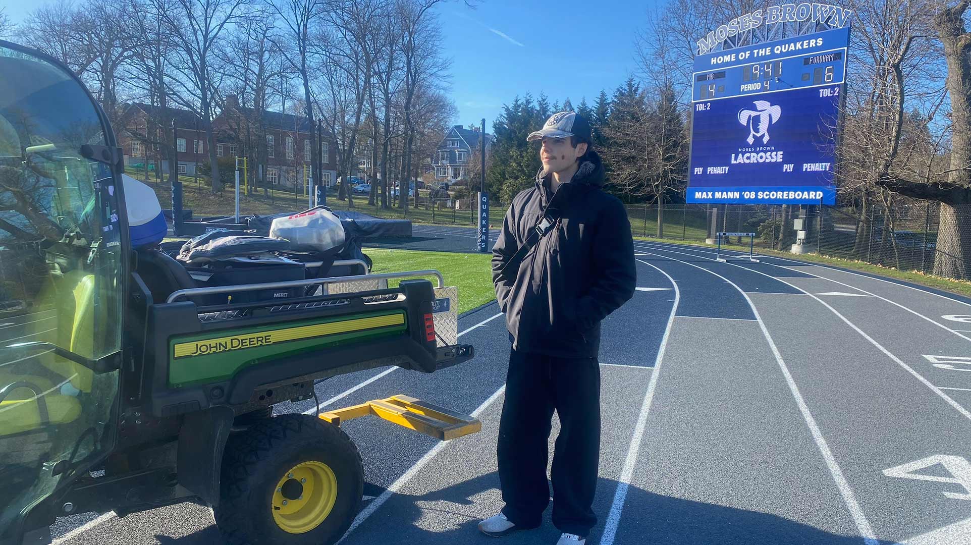 How Intern Maxim Allor Helps Keep Athletes off the Bench