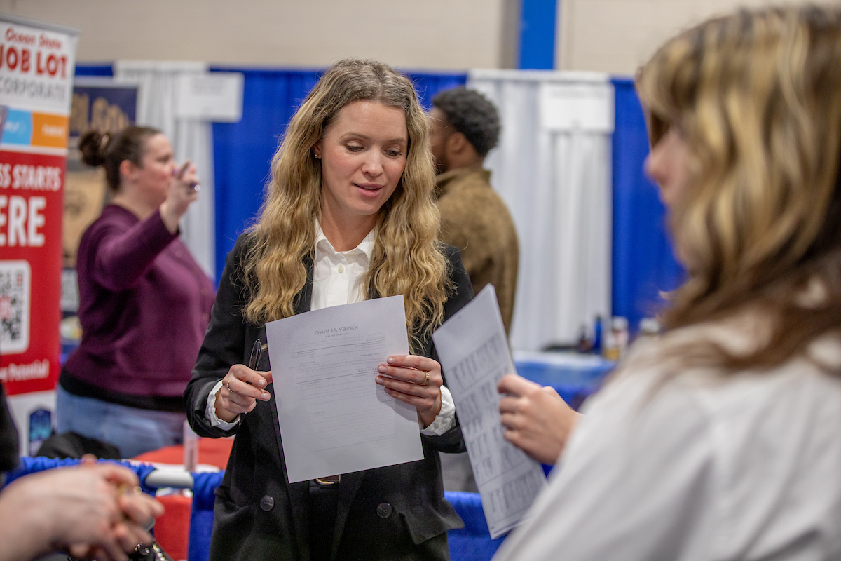Students attend the Food 