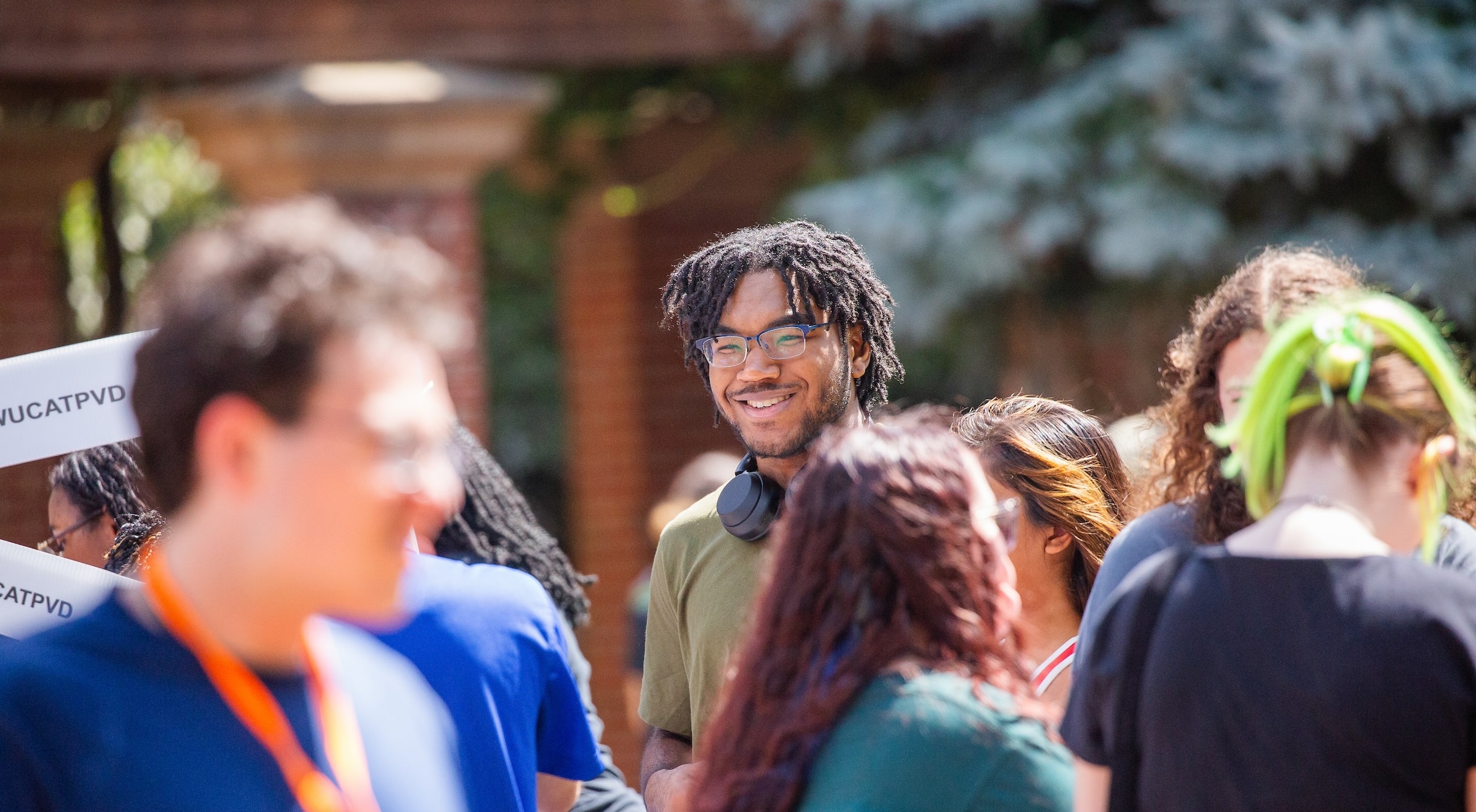 Group of students gathered at Student Involvement Fest 24