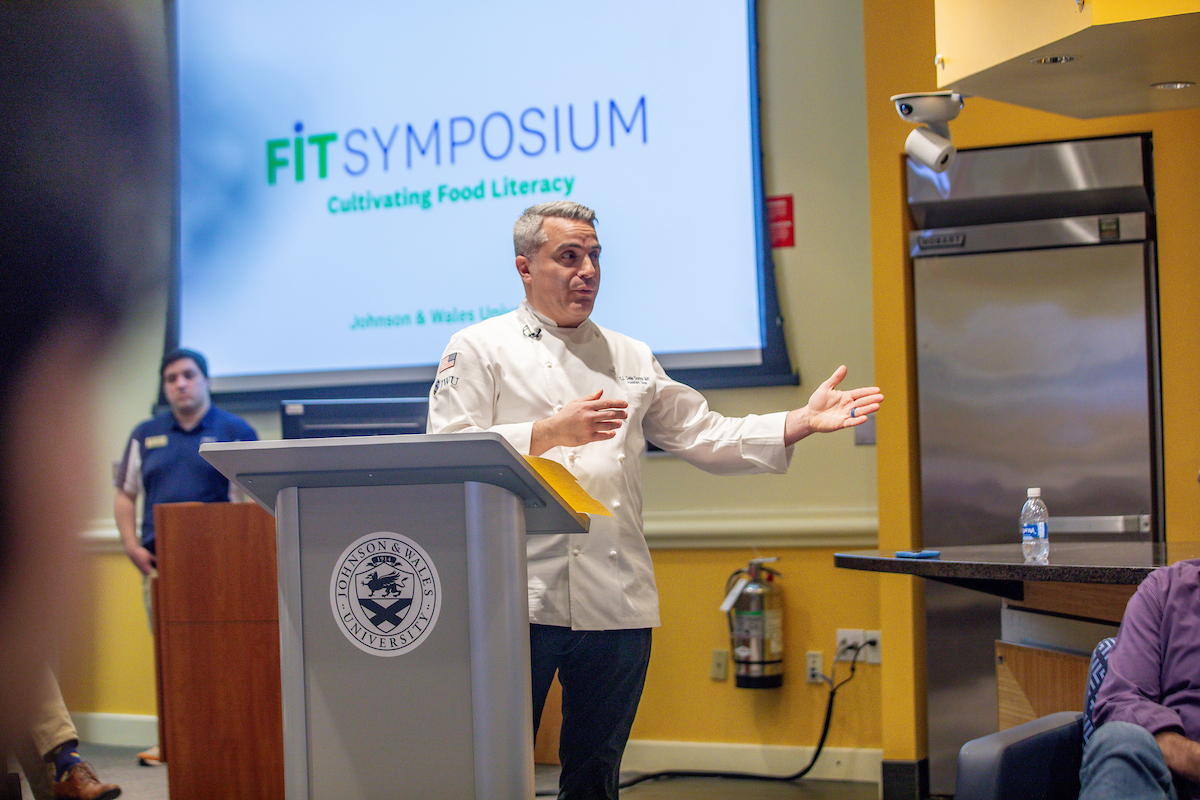 T.J. Delle Donne presents at the FIT symposium