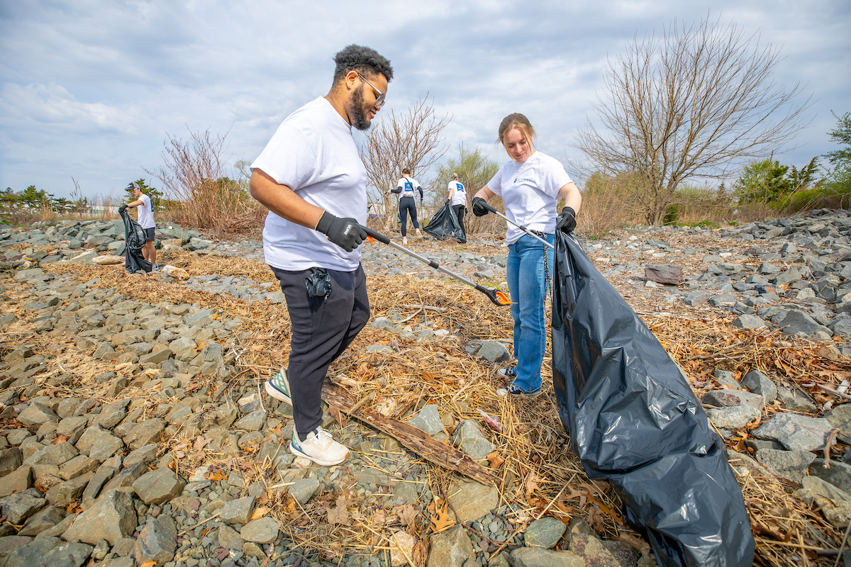 JWU Serves brings students and staff together to discuss how smaller acts of service collectively create a larger impact, both here on campus and within the Providence community at large. photo: Scott Bowers 2025